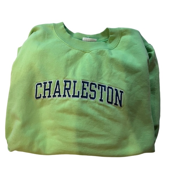 Charleston Green Crewneck Preppy - Picture 3 of 3
